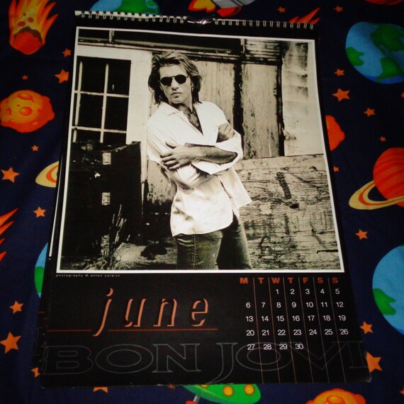 Bon Jovi Desk Calendar