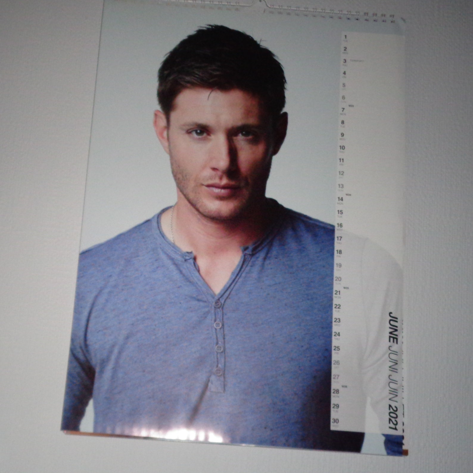 Jensen Ackles 2021 Calendar Supernatural TV Series TV | Etsy