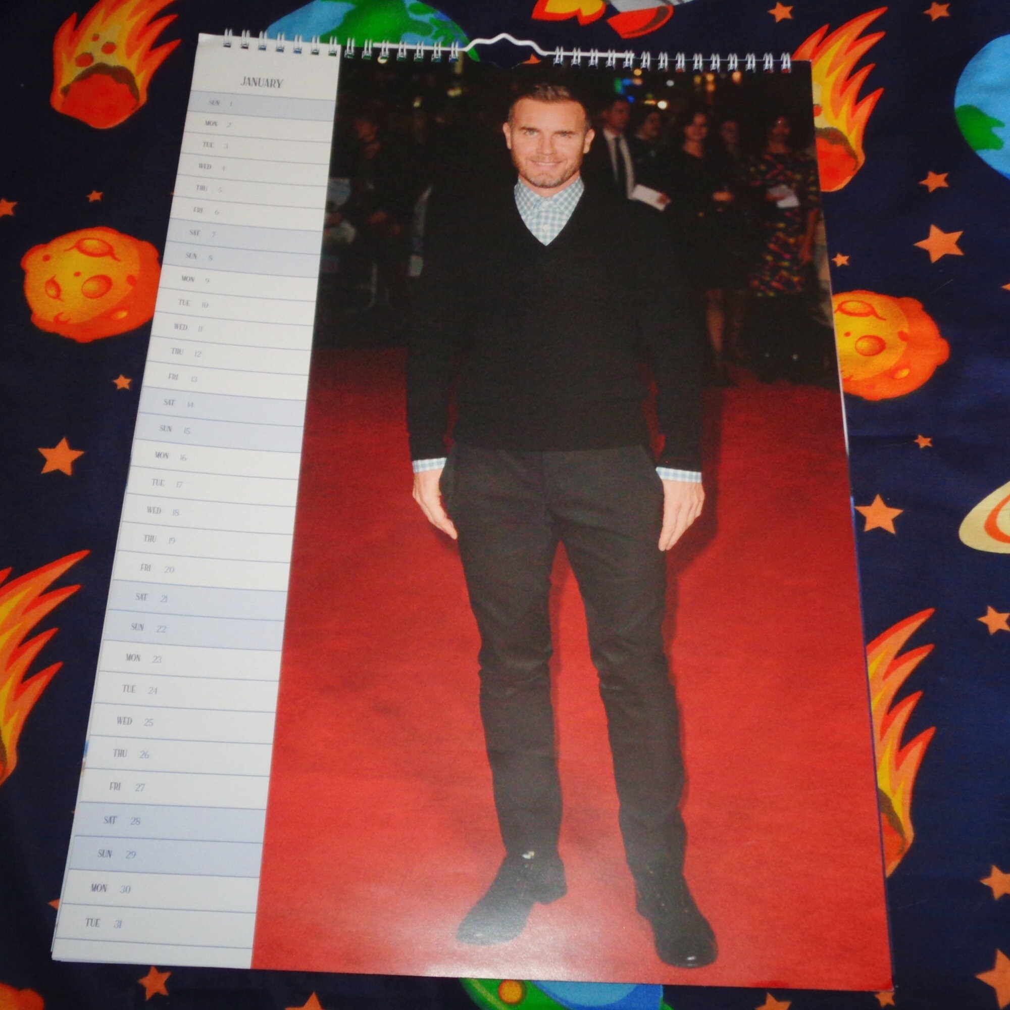 Gary Barlow Mirror Tribute Calendar 2023 Music Memorabilia Etsy