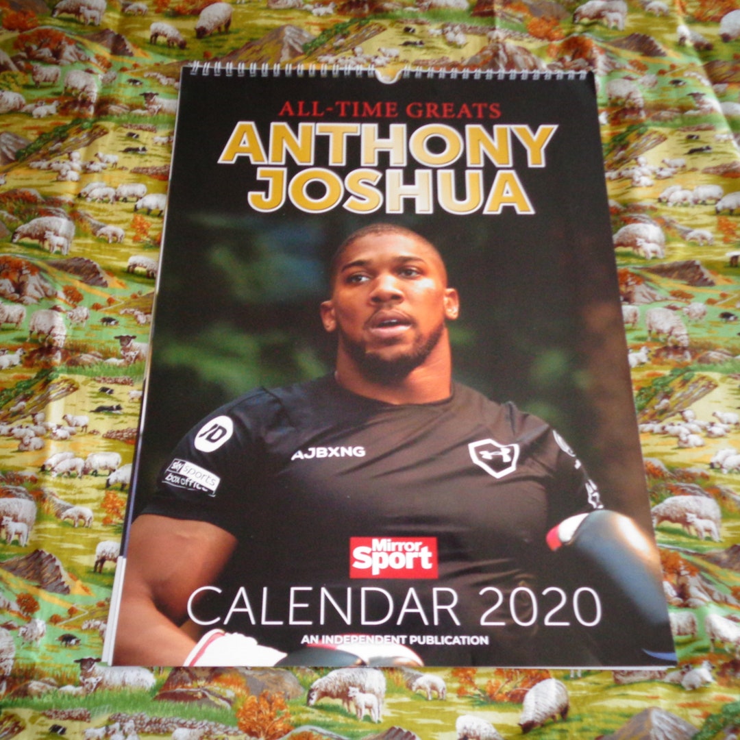 Rare Anthony Joshua Alltime Greats 2020 Mirror Sport Calendar Etsy UK