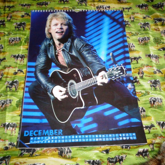 Bon Jovi Desk Calendar