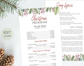 Christmas Program | Etsy