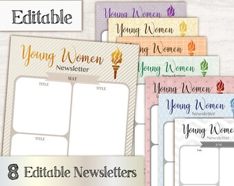 newsletter template etsy