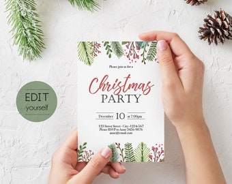 invitation template etsy