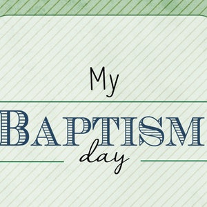 Baptism Testimony Cards Printable, Baptism Note Cards, Baptism Boy, Boy LDS Baptism Cards Printable with Cover image 4