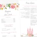 Baptism Program, Editable PDF, Printable Digital Handout Girl Baptism ...