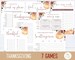 Thanksgiving Games, Editable Thanksgiving Games, Friendsgiving games, Thanksgiving printable, Thanksgiving family games, Corjl 