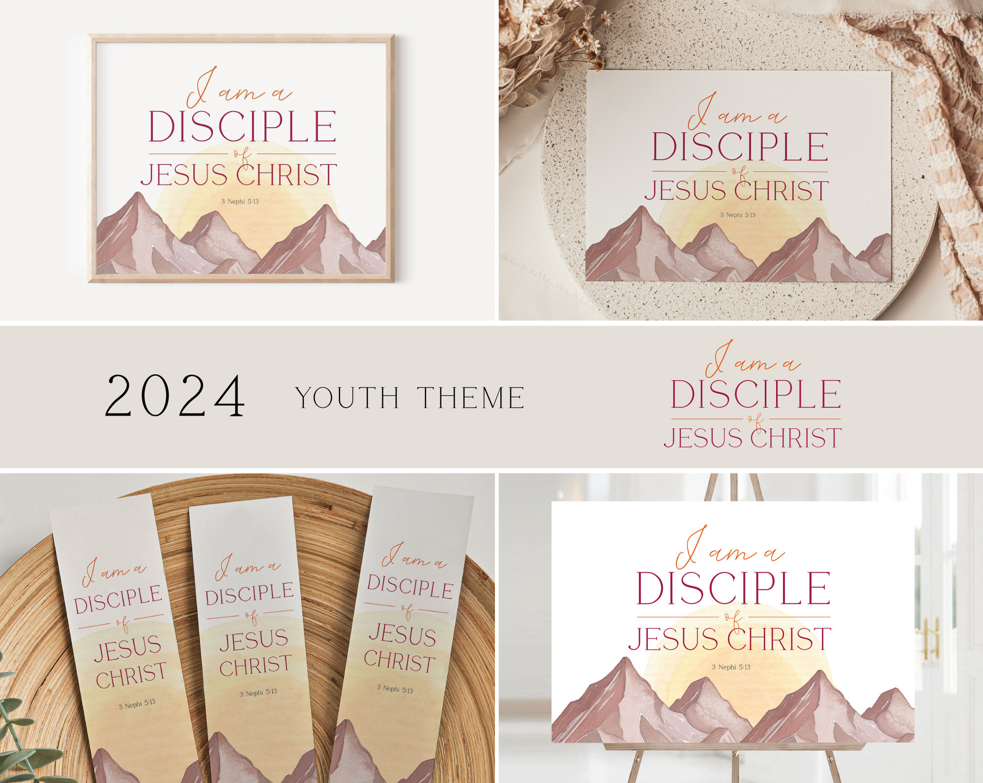 I Am A Disciple Of Jesus Christ Charm, 2024 LDS Youth Theme