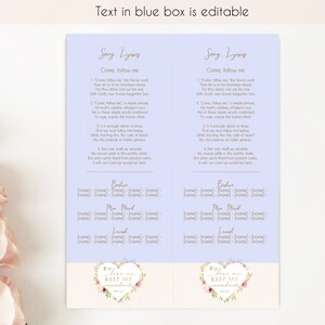 New Beginnings Invitation, New Beginnings Program, Editable Program ...