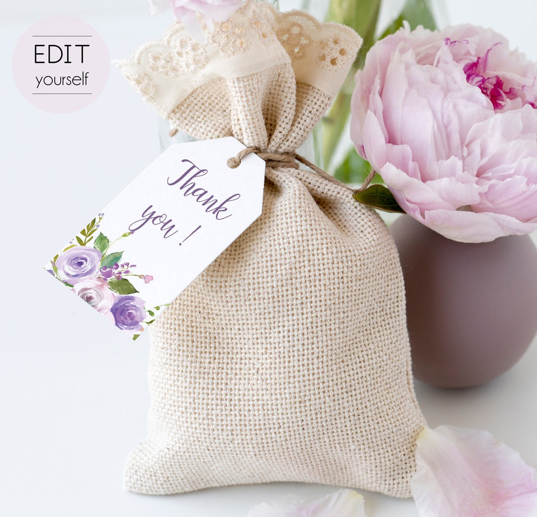 Favor Tag Bridal Shower Template, Editable PDF Bridal Shoer, Bridal Tea ...