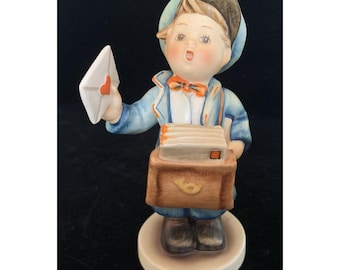 Hummel Postman Boy Figurine TMK3 Stylized Bee #119 Western Germany 5.25"