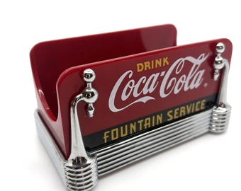 1997 Coca-Cola Fountain Service Sugar Caddy Holder Soda Fountain Diner Display