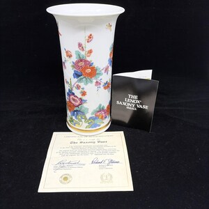 Lenox Saxony Vase - Etsy