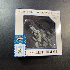 Model Power 5380 Tornado Fighter 1:100 Diecast Postage Stamp Plane NIB Vtg