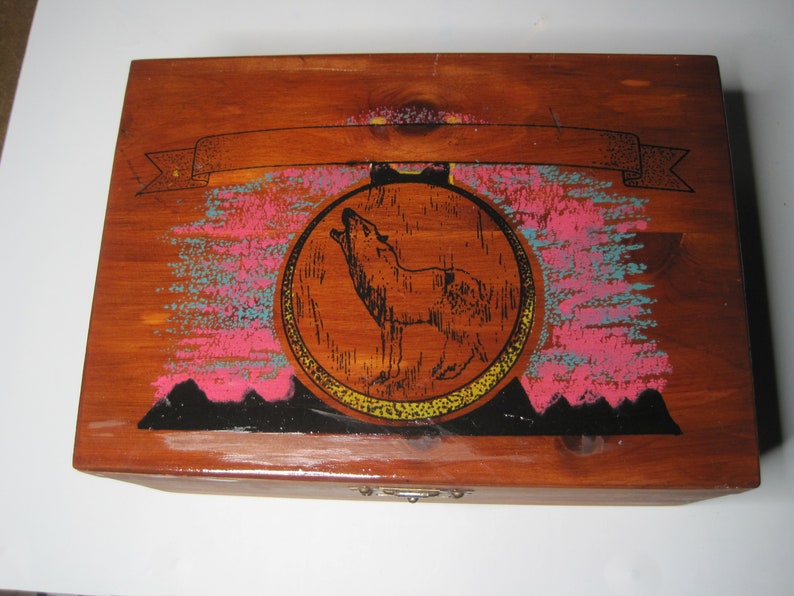 Handmade cedar jewelry box keepsake box