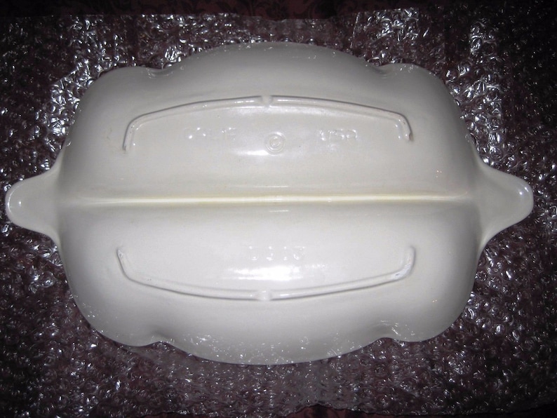 Vintage Two Part Pottery Dish Calif USA
