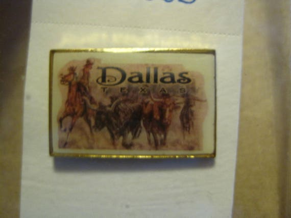 Dallas Texas Lapel Pin - Etsy