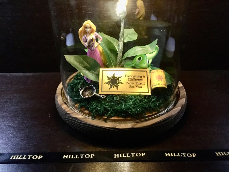 Tangled Flower GLOW in the Dark CUSTOMIZED ENGRAVING Etsy