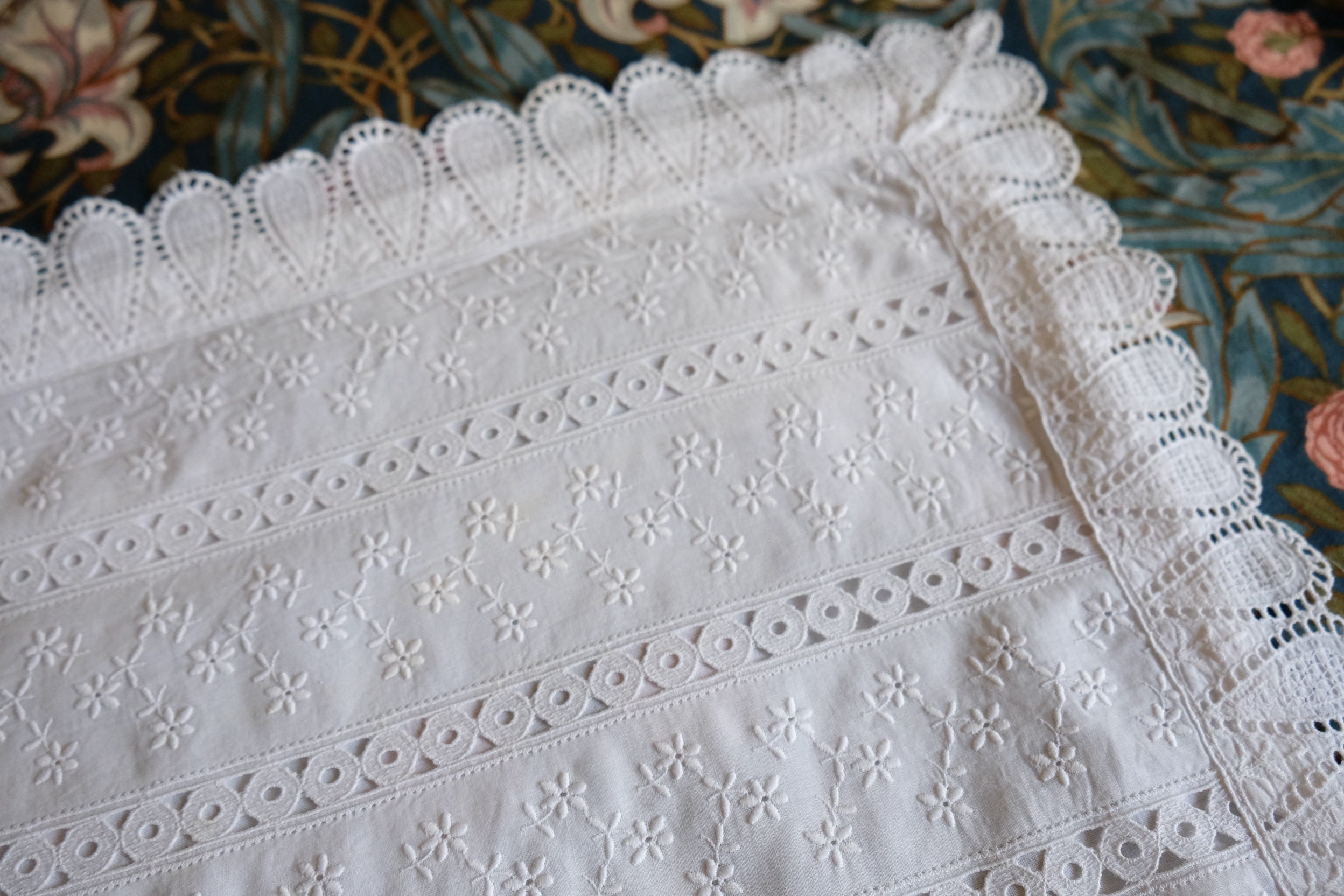 Vintage pillow shams white lace pillow case Victorian Etsy