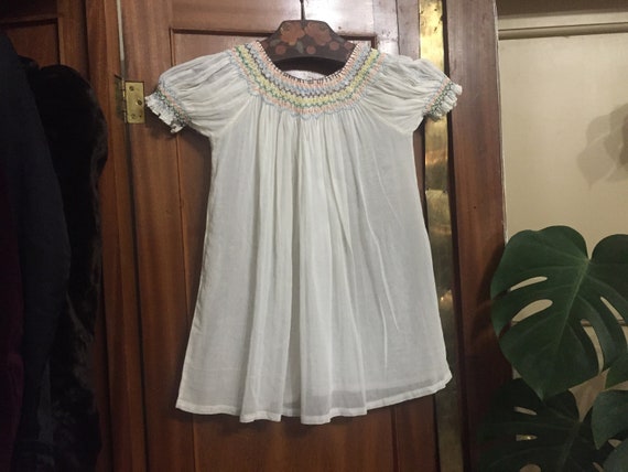 Vintage Hungarian blouse 40s 50s peasant embroider