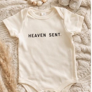 Heaven Sent-romper – neutraal christelijk rompertje, cadeau pasgeboren afbeelding 8