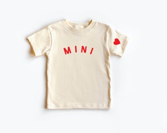 Mini Heart  | Toddler Shirt | Toddler Girl Shirt | Toddler Boy Shirt | Valentine's Day Graphic Shirt | Valentine's Day Toddler Tee |
