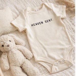 Heaven Sent-romper – neutraal christelijk rompertje, cadeau pasgeboren afbeelding 7
