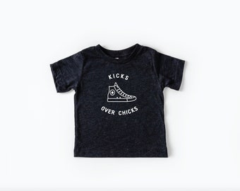 Kicks Over Chicks Tee | Kids Tee | Toddler Tee | Kids | Toddler Tee | Matching Mom | Kids Apparel | Custom Apparel | Coffee Tee