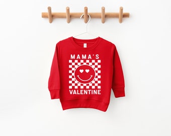 Mama's Valentine  | Toddler Sweatshirt | Toddler Girl Shirt | Toddler Boy Pullover | Valentine's Day Graphic | Valentine's Day Toddler Tee |