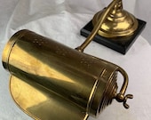 Vintage Brass Piano Lamp Roll Top desk Lamp.