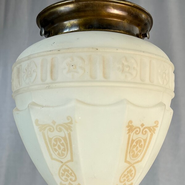 Suspension originale Art nouveau et globe terrestre