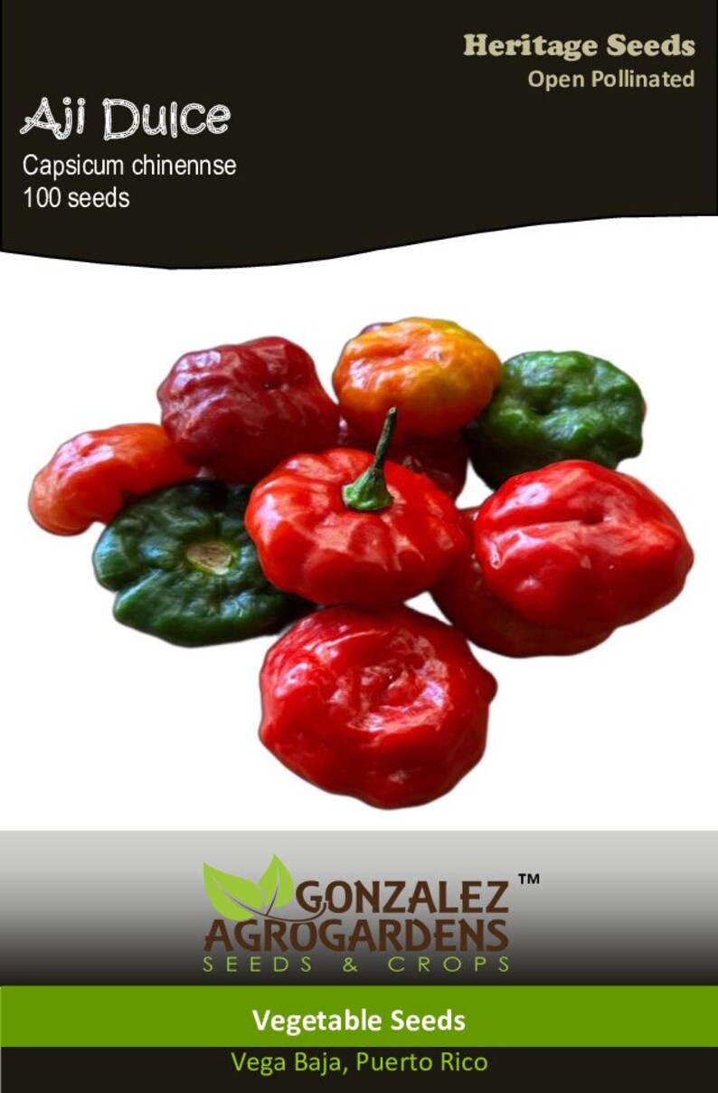 Aji Dulce Sweet Pepper Seeds zdjęcie 1