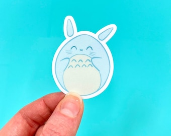 Totoro Sticker - 2" Anime Totoro Sticker - Ghibli Sprout Sticker - Magical Forest Creature Sticker - Nostalgia Sticker - Laptop Sticker