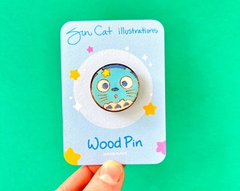 Totoro Pin - Cute Studio Ghibli Pin - My Neighbor Totoro Pin- Miyazaki Pin - Totoro Lapel Pin Badge