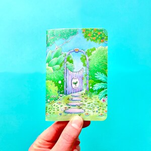 Pocket Notebook - Field Notebook - Tiny Notebook - Garden Notebook - Plant Lover Notebook - Handmade Notebook - Illustrated Notebook -