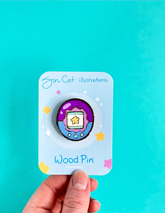 Tamagotchi Pin - Cute Tamagotchi Broach - Nostalgic 90's