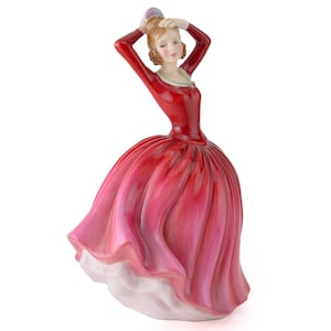 Royal Doulton Figurine Lady Katrina HN2327 Red Dress Beautiful Collectable Lady Figurine