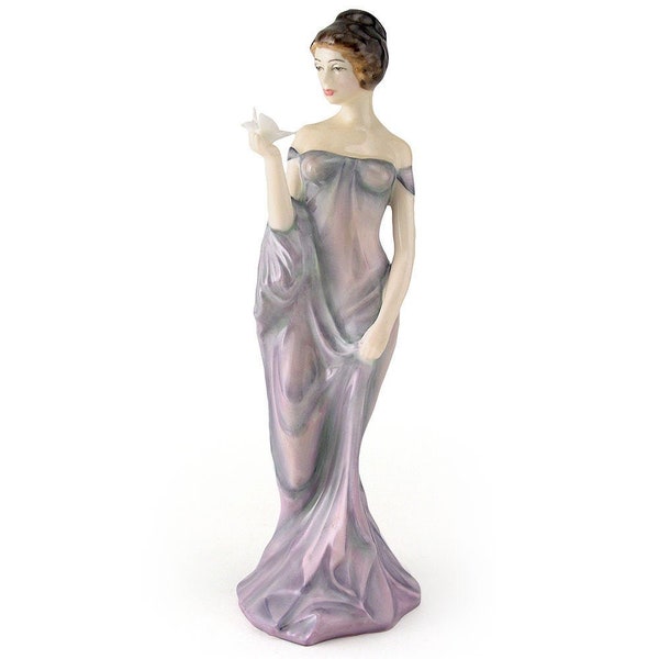 Harmony HN2824 – Royal Doulton Figurine Pretty Lady Figurine Purple Dress Statue Classic Pretty Ladies par Robert Jefferson