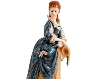 Royal Doulton Honourable Frances Duncombe HN3009 Beeldje Gainsborough Ladies door Peter Gee