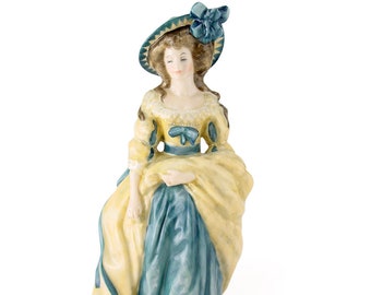 Royal Doulton Sophia Charlotte, Lady Sheffiel HN3008 Beeldje Gainsborough Ladies door Peter Gee