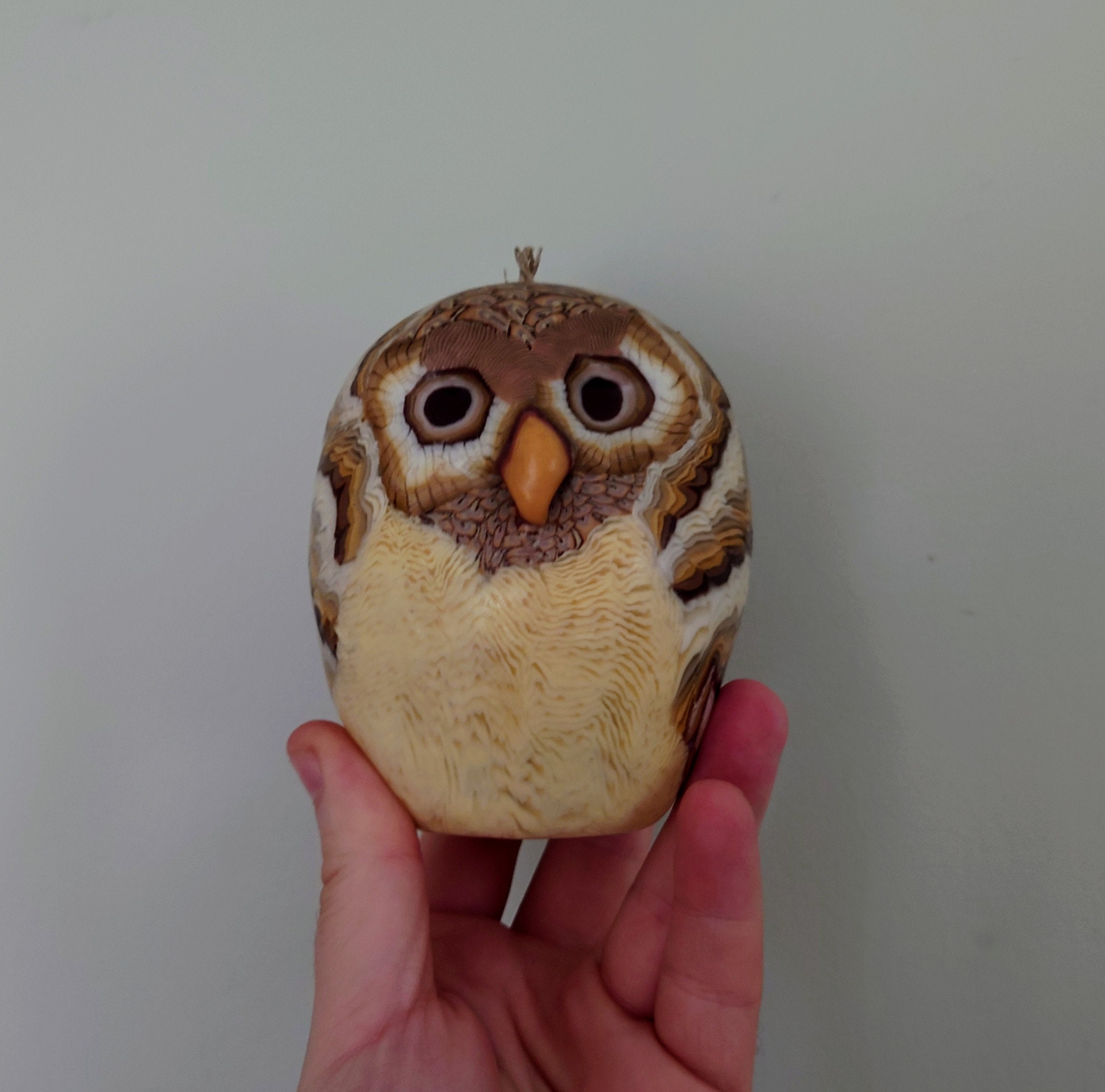フクロウのキャンドル｜鳥好きへのギフト｜フクロウのインテリア