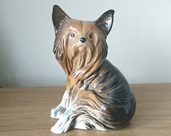 Vintage Porcelain Yorkshire Terrier Dog Figurine 4” - Etsy 日本