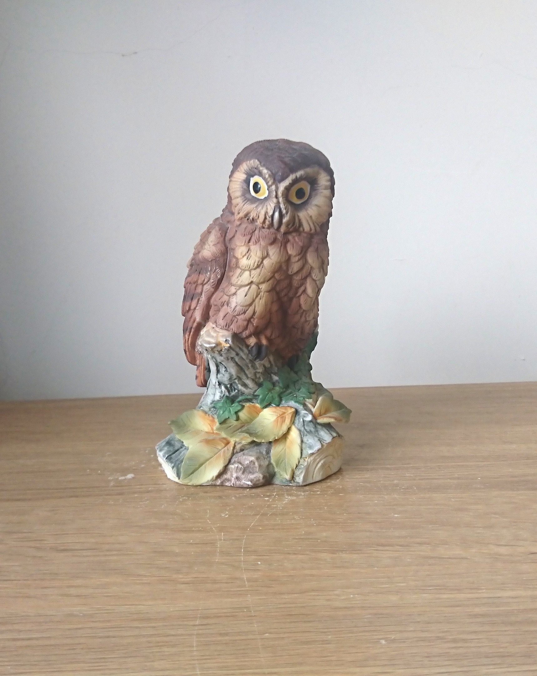 Vintage Owl Figurine by Kowa Finest Porcelain Ware Tawny Owl | Etsy