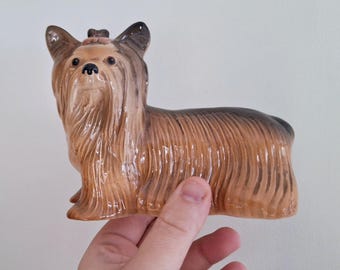 ヴィンテージ磁器ヨークシャーテリア犬の置物 4インチ - Etsy 日本