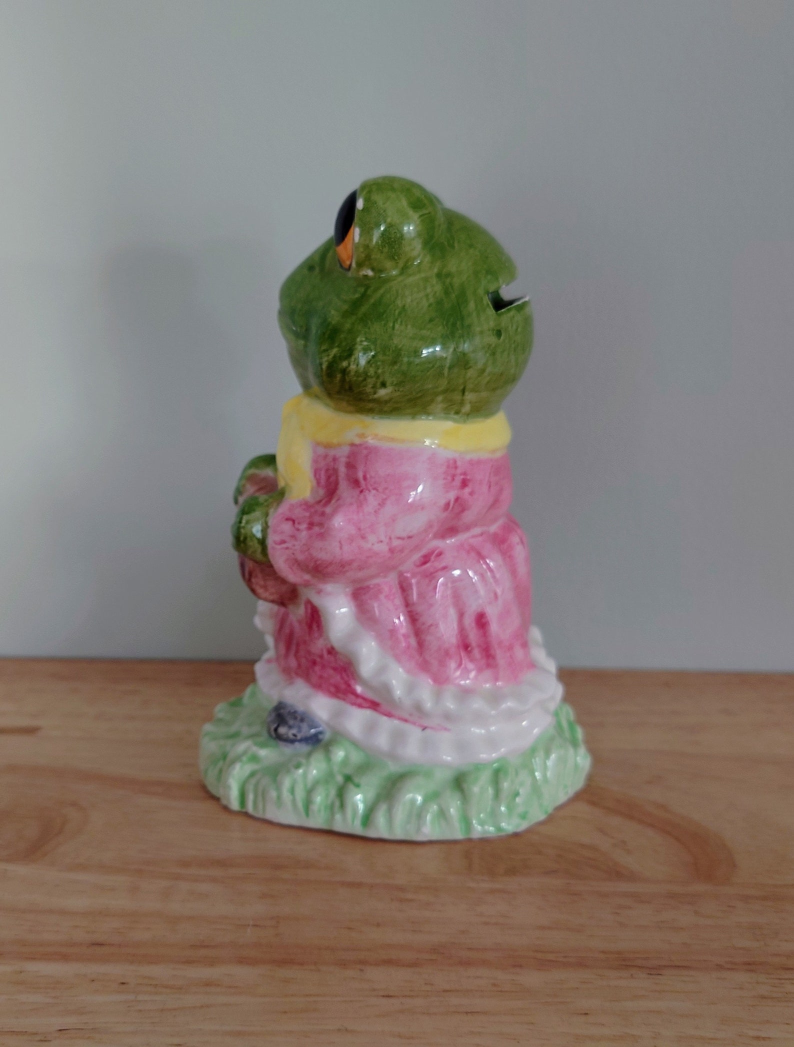 Ceramic Frog Money Box Hand Painted Cash Box Piggy Bank Etsy