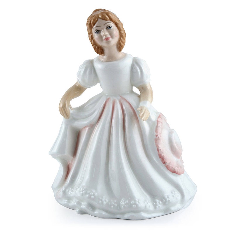 Vintage Royal Doulton Lady Figurine Amanda Pretty Lady Vanity Etsy