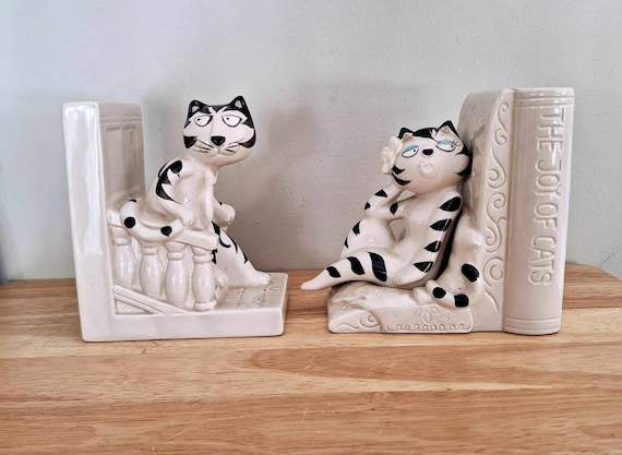 Takahashi cat ブックスエンド Vintage Takahashi “the Joy of Cats