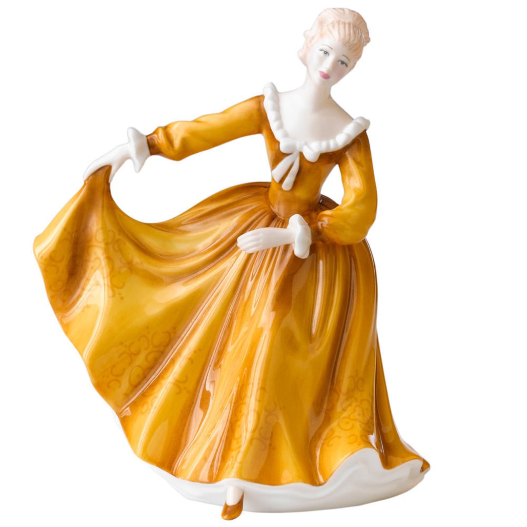 Royal Doulton Lady Figurine Kirsty HN4783 Peggy Davies Classic Orange