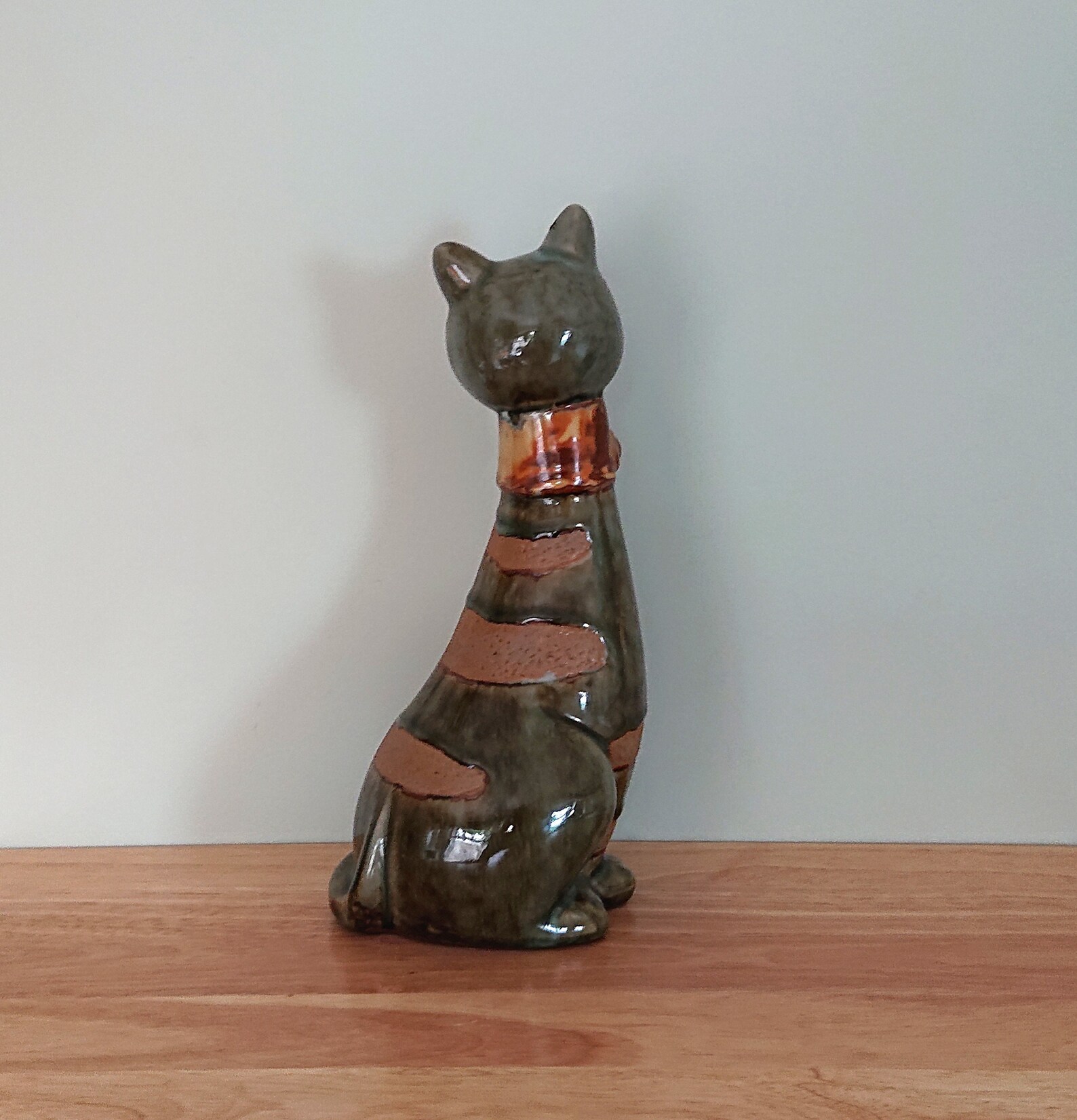 Cat Figurine Vintage Pottery/collectable Cat's/ Etsy