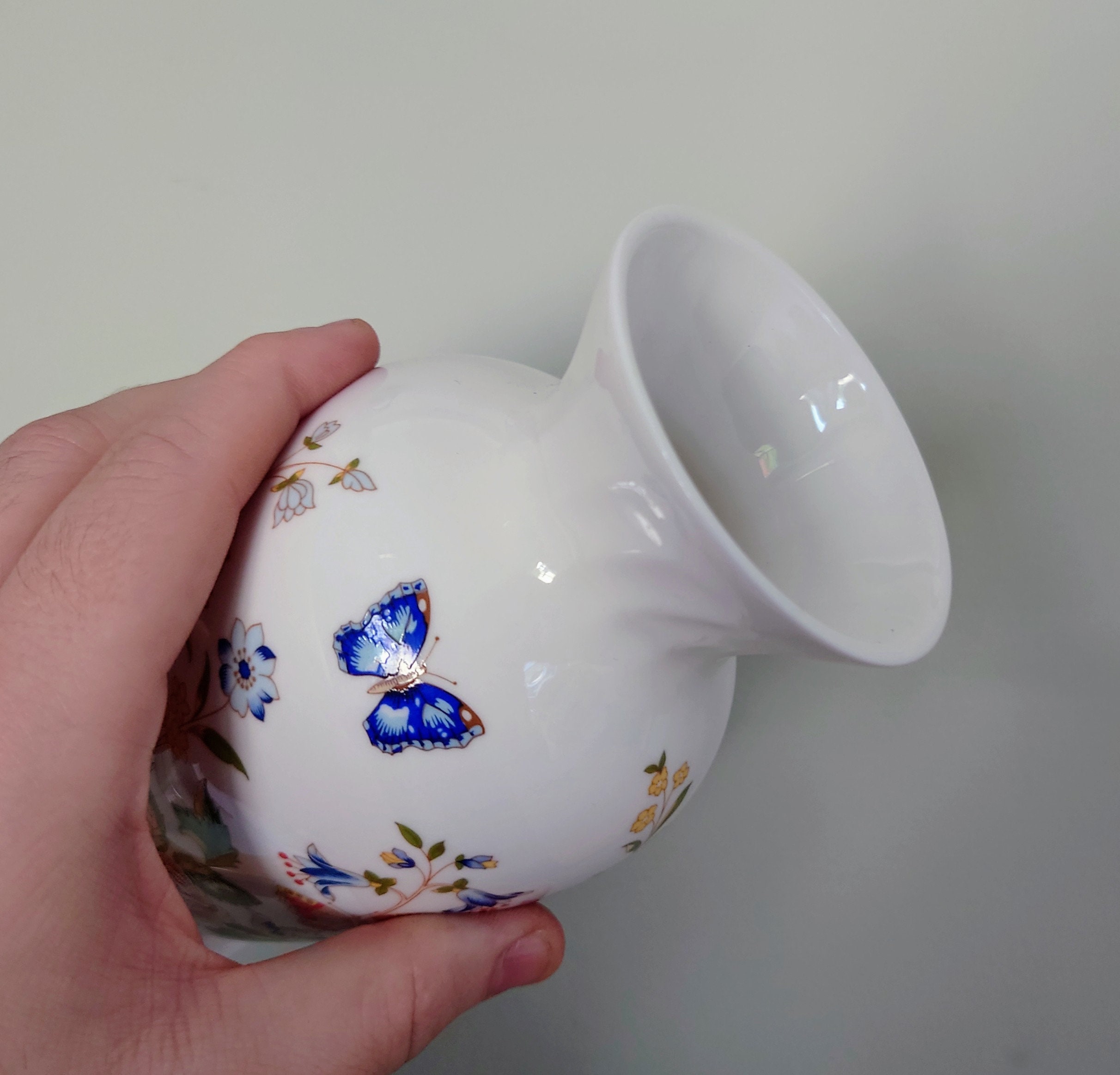 Aynsley スパイラル 6インチ 花瓶 コテージガーデン ファイン